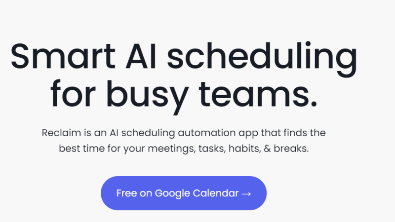 Reclaim AI Reviews 2023: Pricing & Full Features of Best Time Management Tool